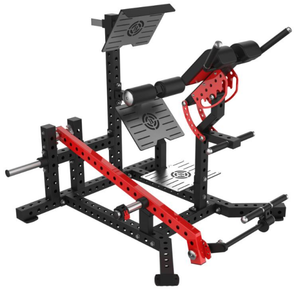 Home Gym Hip Thrust Machine - Máquina de empuje de cadera cargada