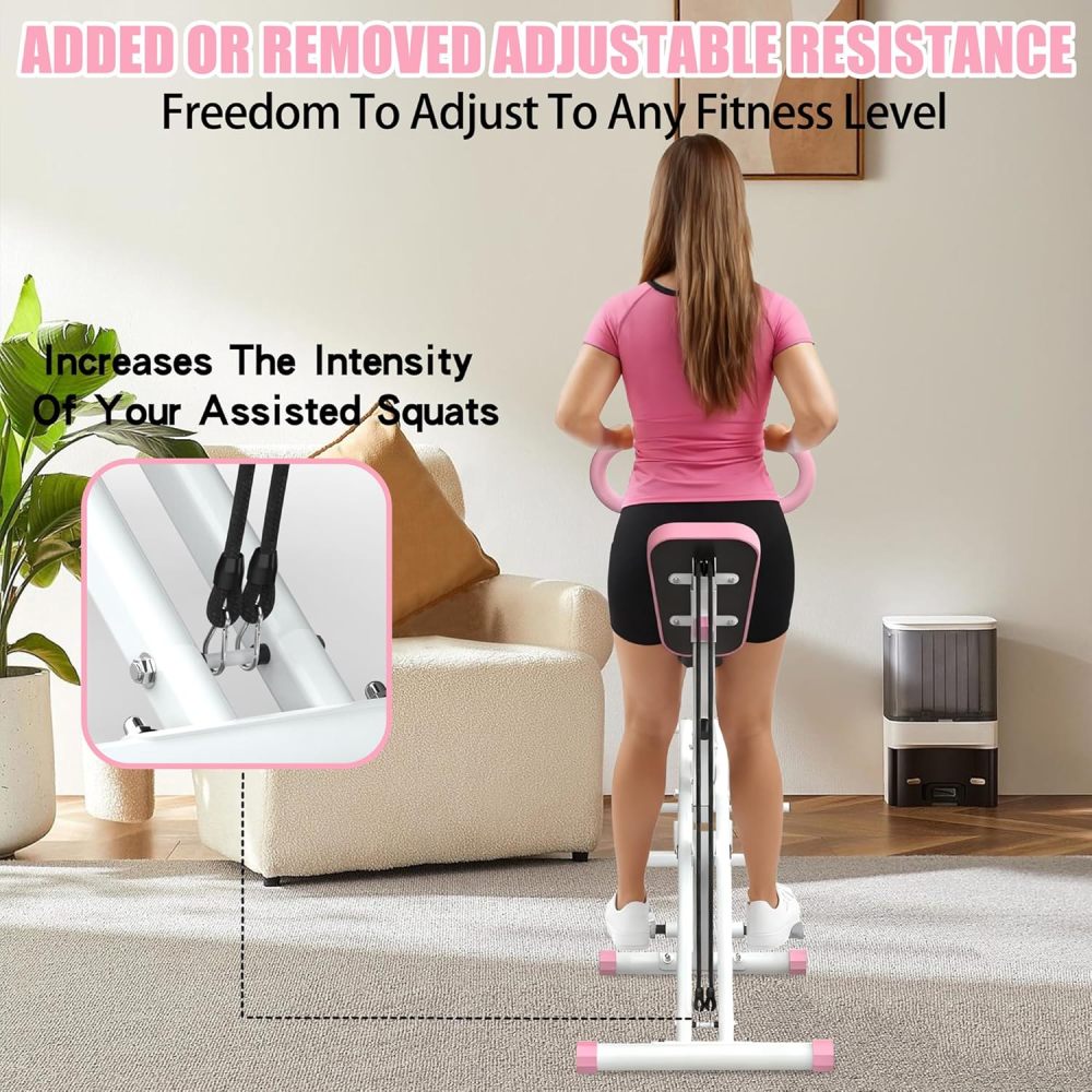 Home Gym Hip Thrust Machine - Máquina de Sentadillas Plegable Ye para