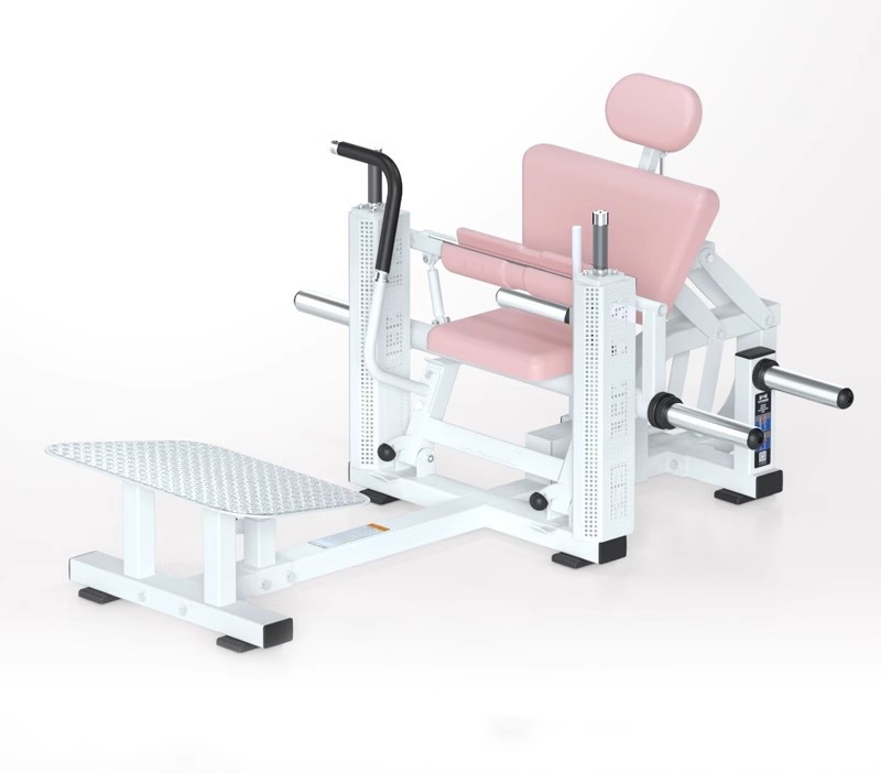 Home Gym Hip Thrust Machine - Máquina de puente de glúteos cargada