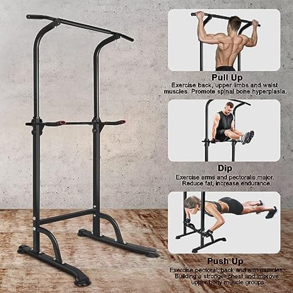 Home Gym Fitness - Barra de dominadas y estación de
