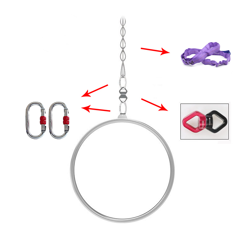 Home Gym Kit - Aro aéreo de 50cm, Mini Kit