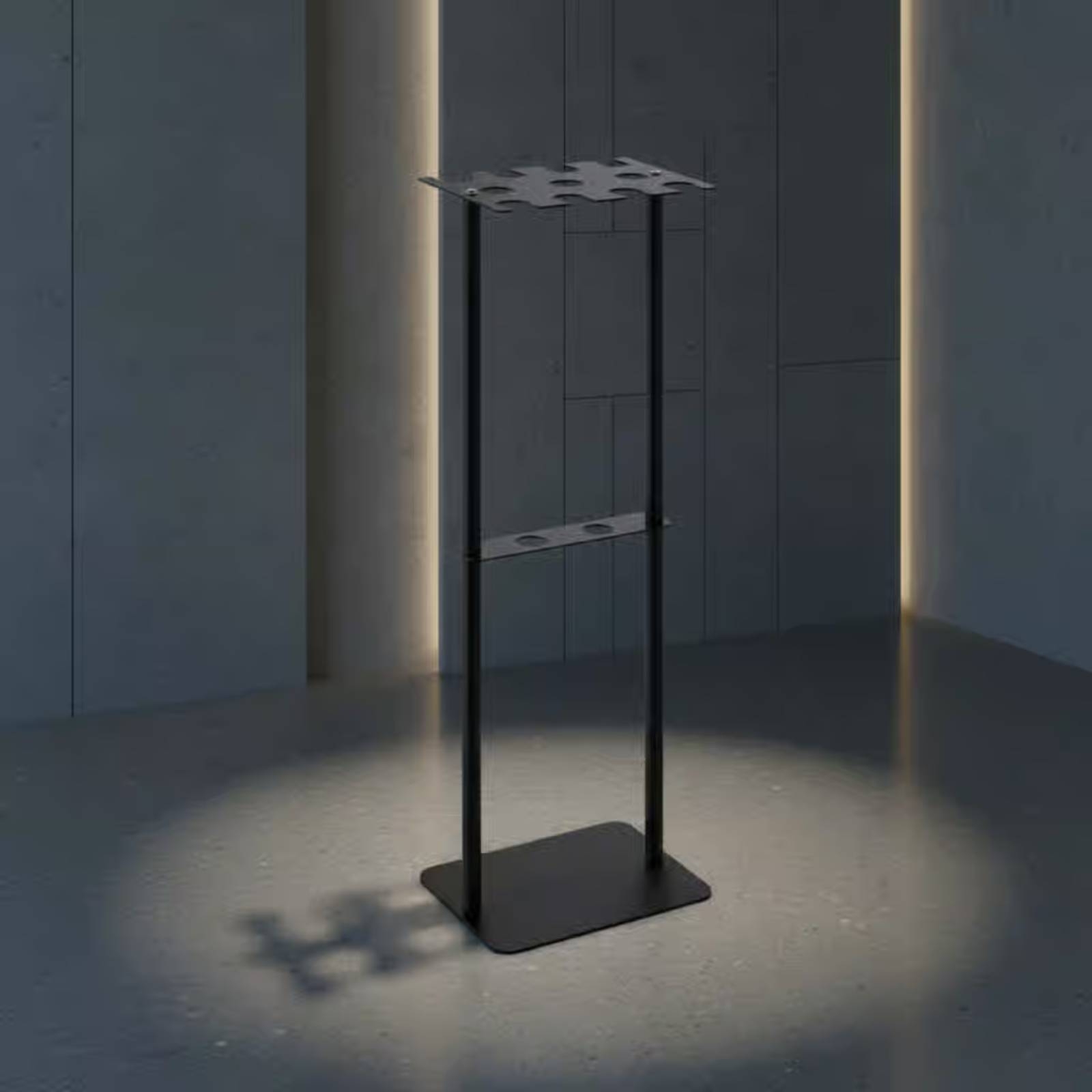 Home Gym Rack - Estante Metálico Móvil para Exhibición de