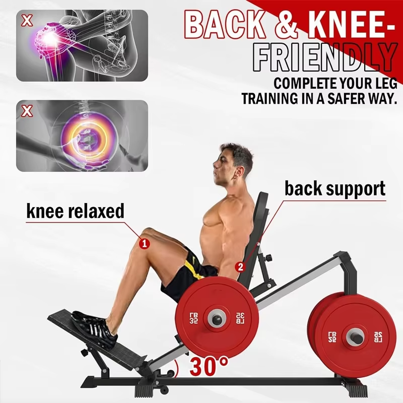 Home Gym Hip Thrust Machine - Máquina de ejercicios 2 en 1
