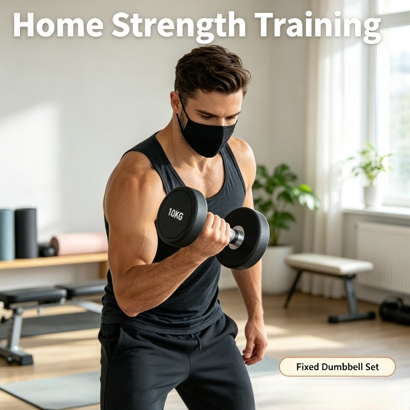 Home Gym Equipment Set - Juego de Mancuernas Fijas de 5