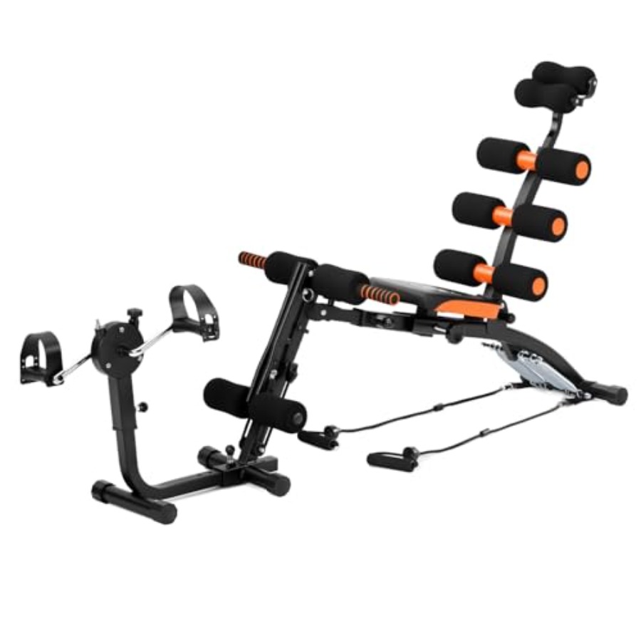 Leg Home Gym Workout - Banco de Ejercicios Abdominales Ajustable, Máquina