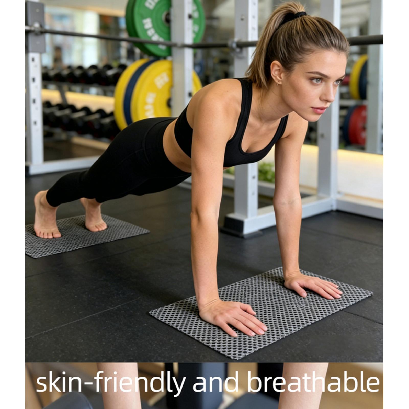 Home Gym Equipment Set - Juego de 2 Alfombrillas Antideslizantes para