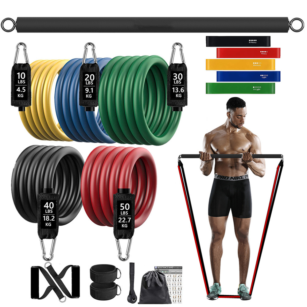 Home Gym Equipment Set - Banda elástica de resistencia para glúteos,