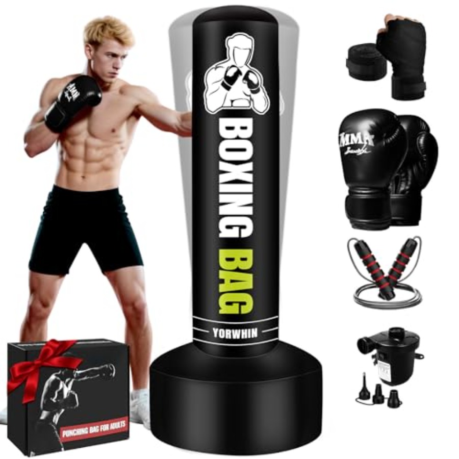 Boxing Bag Stand - Saco de boxeo independiente para adultos