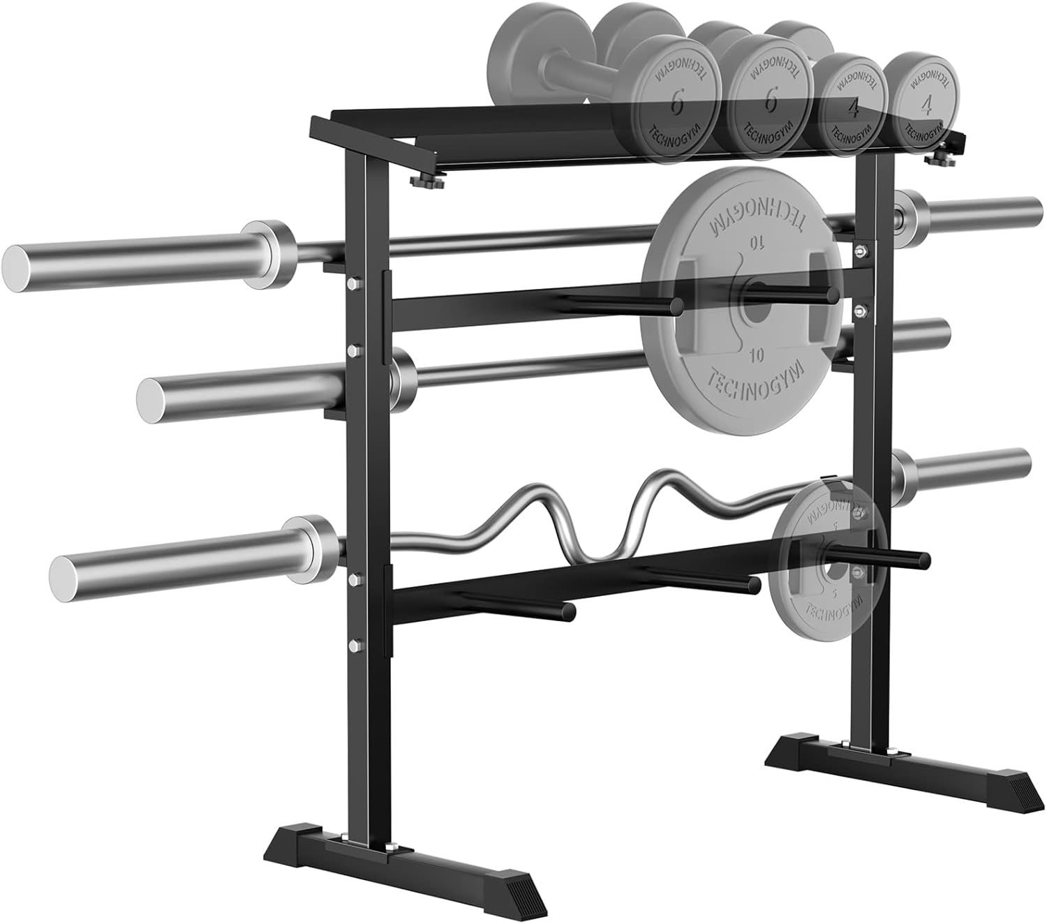 Rack de Almacenamiento de Pesa - Home Gym Rack reseña y precio