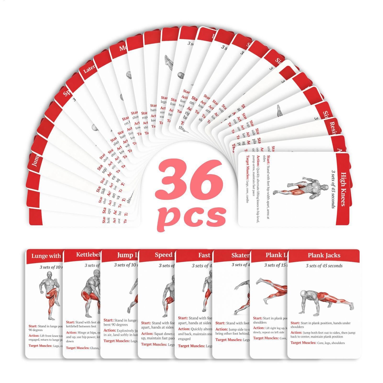Tarjetas de Ejercicio, Paquete - Home Gym Equipment Set reseña y precio