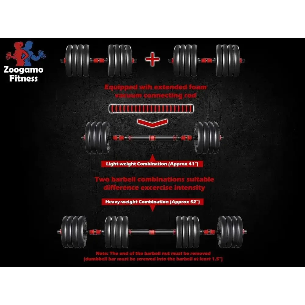 Juego de Mancuernas Ajustables - Home Gym Equipment Set reseña y precio