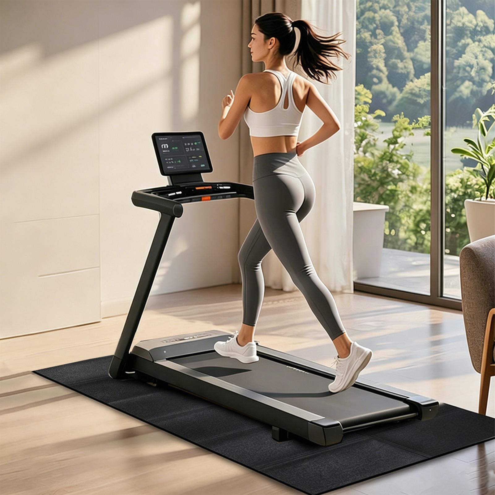 Alfombrilla para cinta de corr - Leg Home Gym Workout reseña y precio
