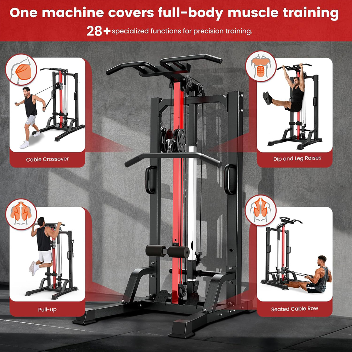 Máquina de Gimnasio Pooboo par - Leg Home Gym Workout reseña y precio