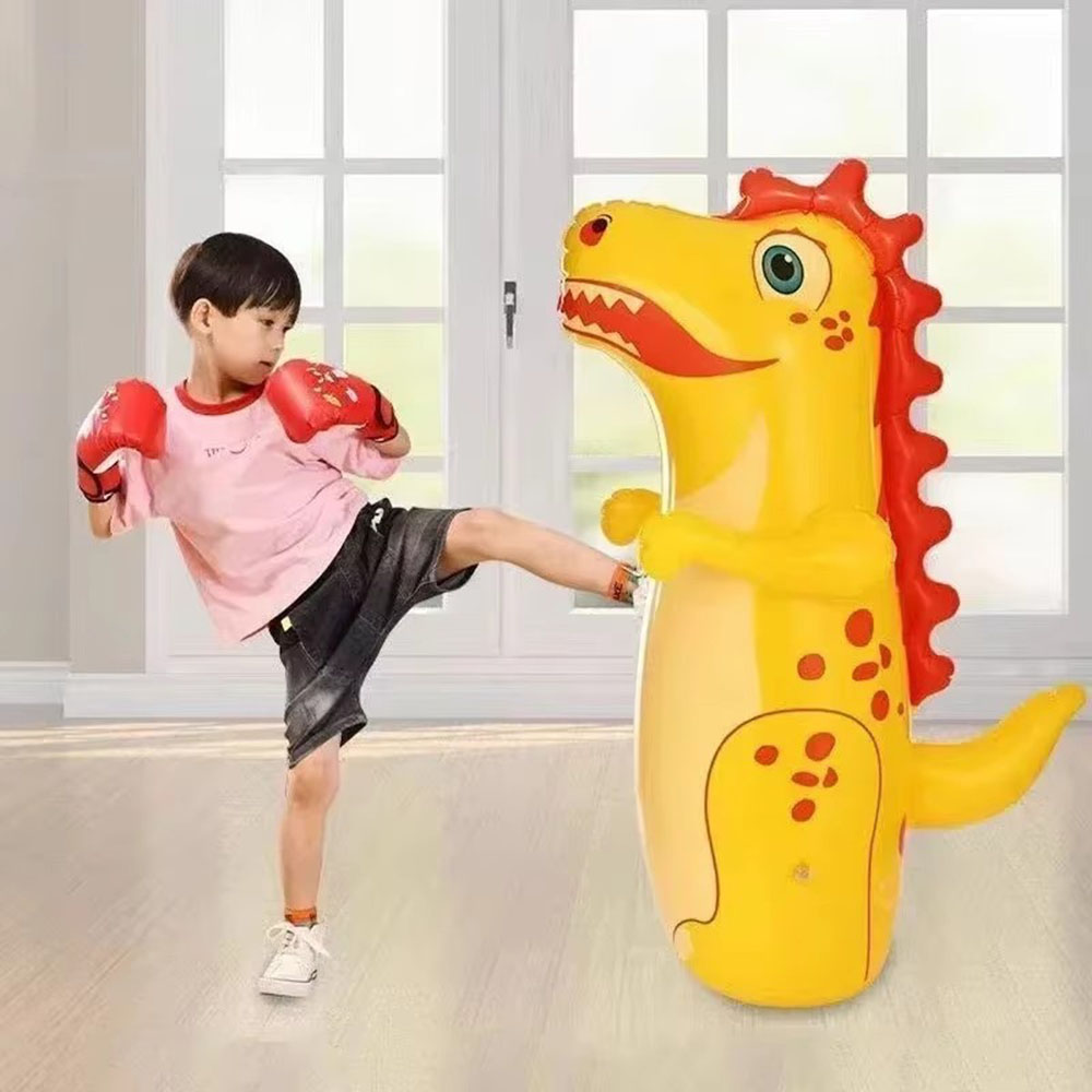 Saco de Boxeo Inflable de Dino - Boxing Bag Stand reseña y precio