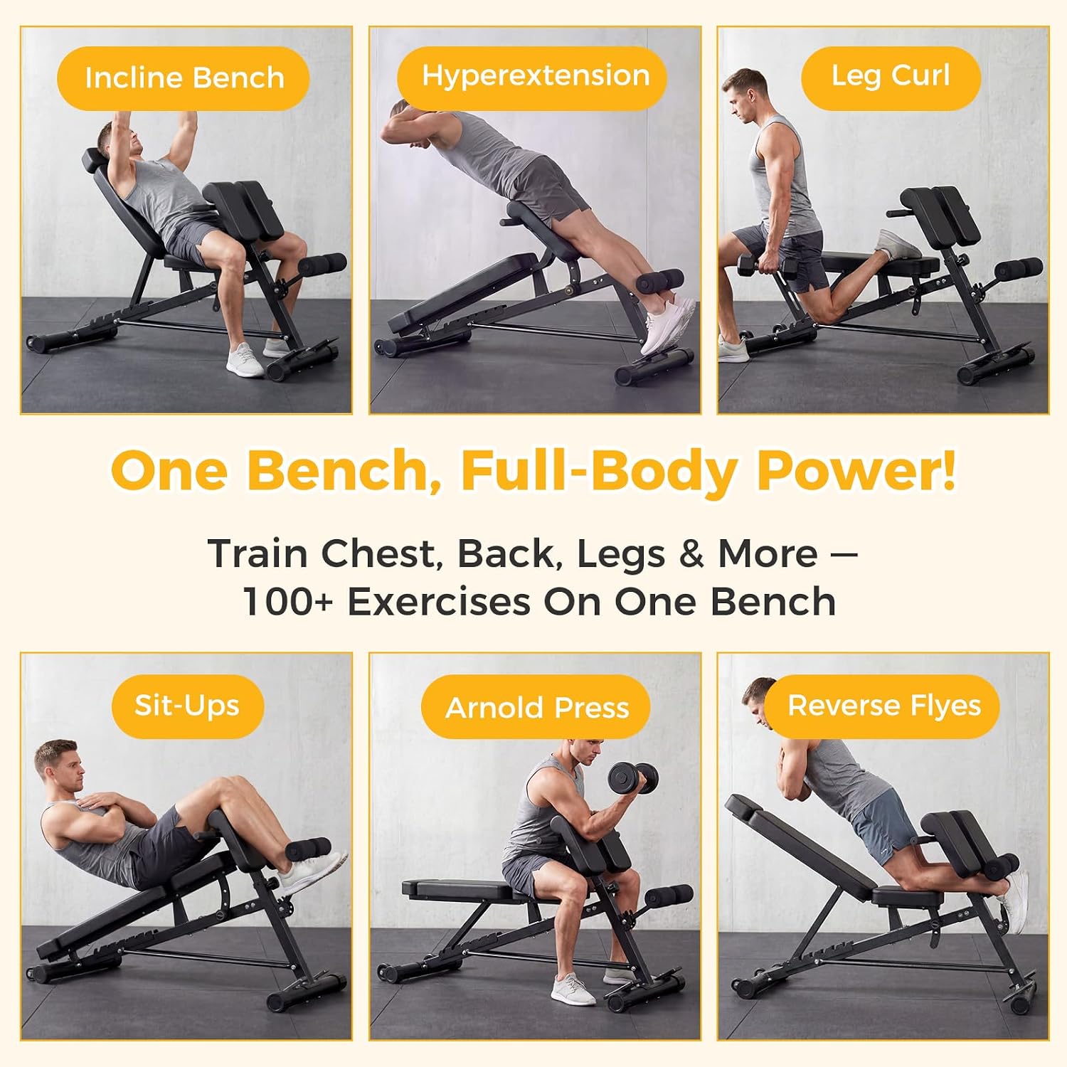 Banco de pesas ajustable para  - Home Gym Leg Extension Machine reseña y precio