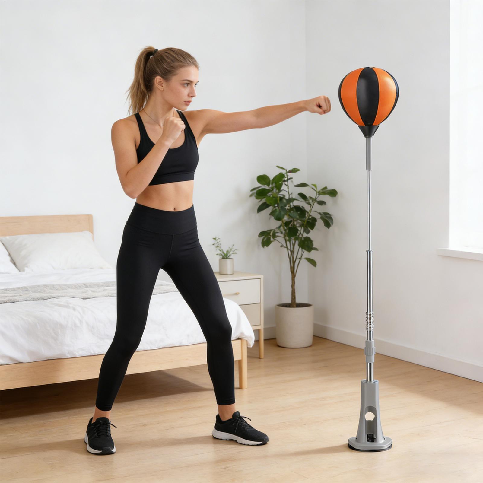 Saco de boxeo con soporte, bas - Home Gym Exercise reseña y precio