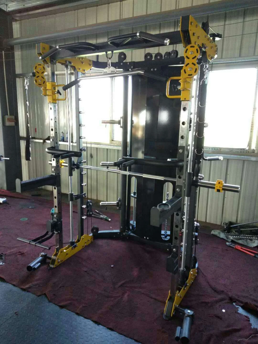 Equipo de Gimnasio Multifuncio - Home Gym Smith reseña y precio