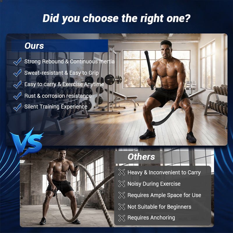 Cuerda de batalla sin cable UM - Home Gym Resistance reseña y precio