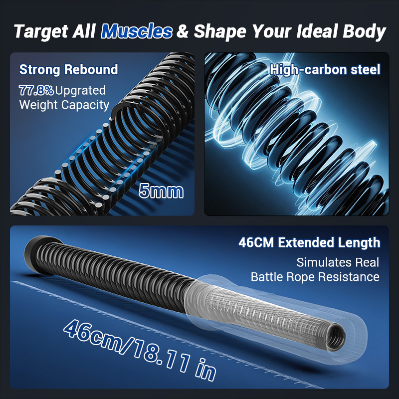 Cuerda de batalla sin cable UM - Home Gym Resistance reseña y precio