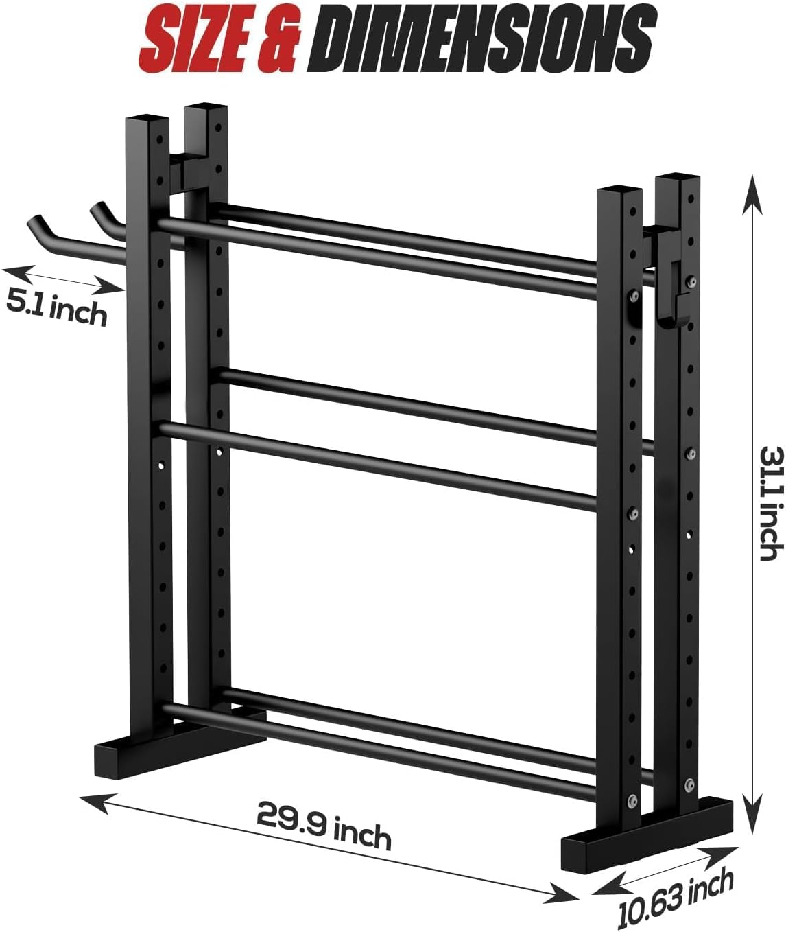 Soporte para Mancuernas de 3 N - Home Gym Rack reseña y precio