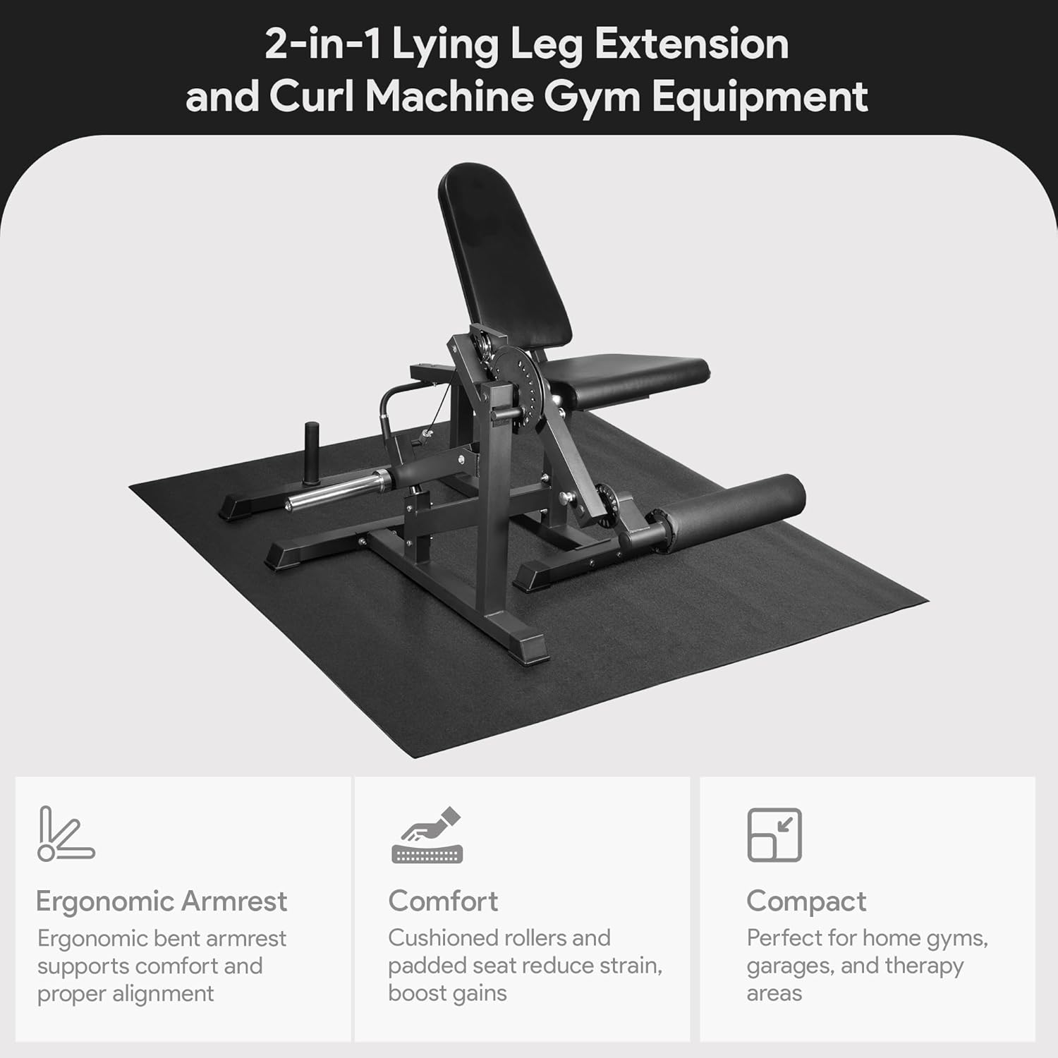 Máquina 2 en 1 para Extensión  - Home Gym Leg Extension Machine reseña y precio