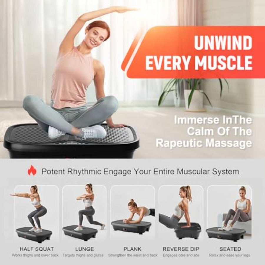Plataforma vibratoria para eje - Home Gym Weight Machine reseña y precio