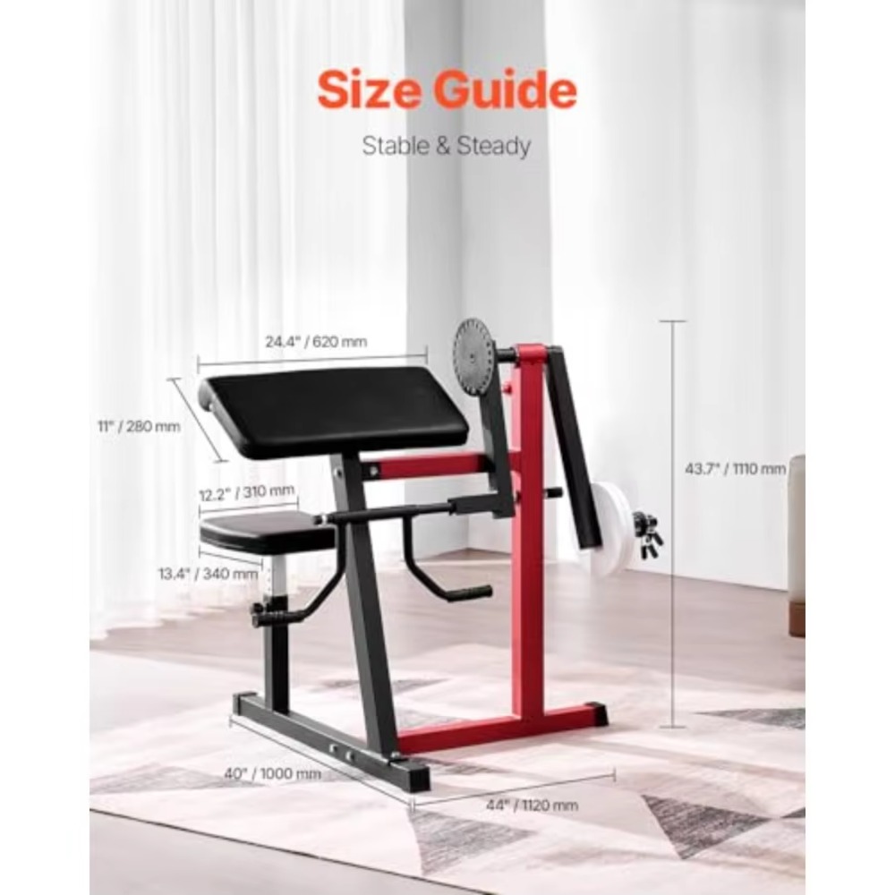 Máquina 2 en 1 para Curl de Bí - Home Gym Leg Extension Machine reseña y precio