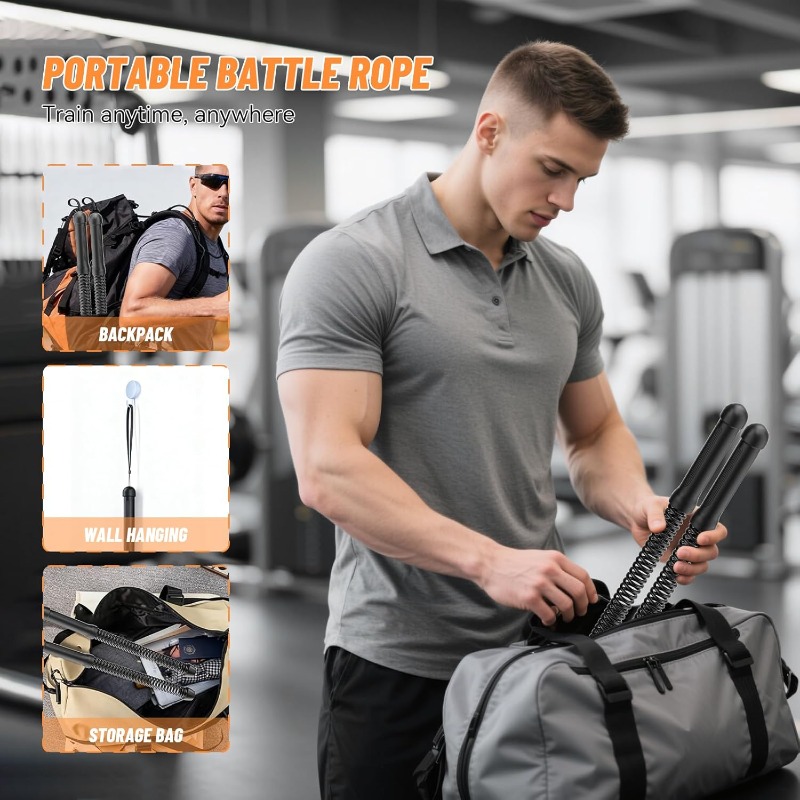 Cuerda de Combate Inalámbrica, - Home Gym Equipment Set reseña y precio