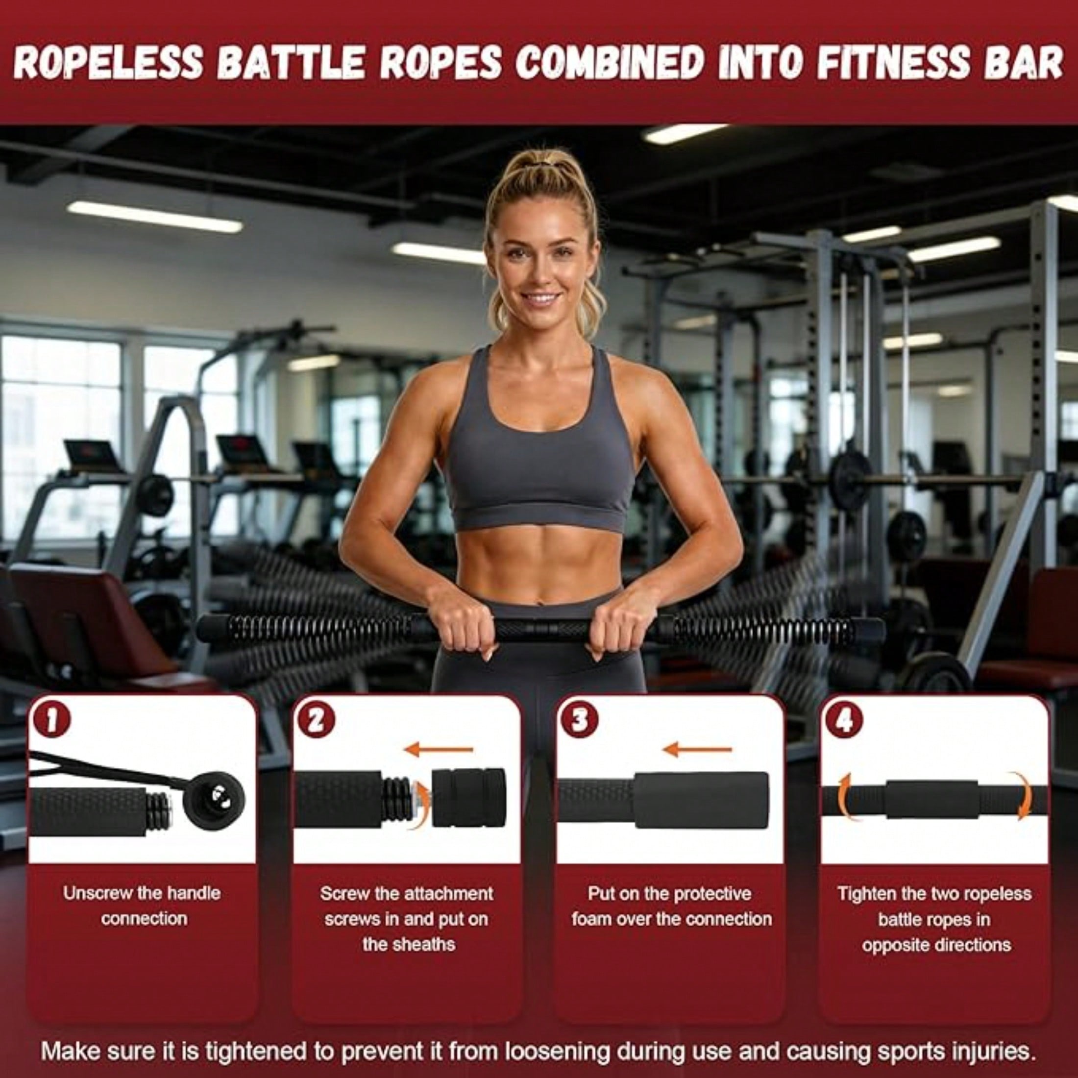 Barra de torsión inalámbrica 2 - Home Gym Exercise reseña y precio