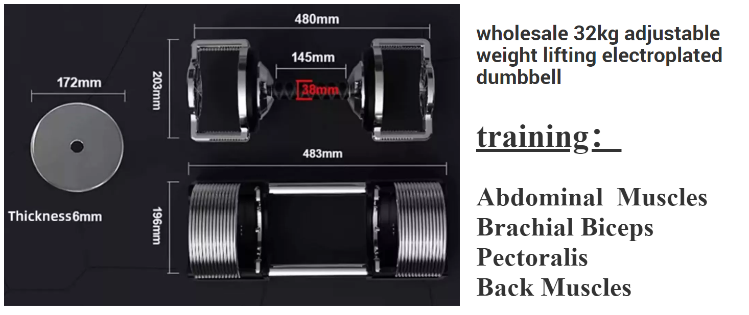 Precio de fábrica, mancuernas  - Home Gym Equipment Set reseña y precio