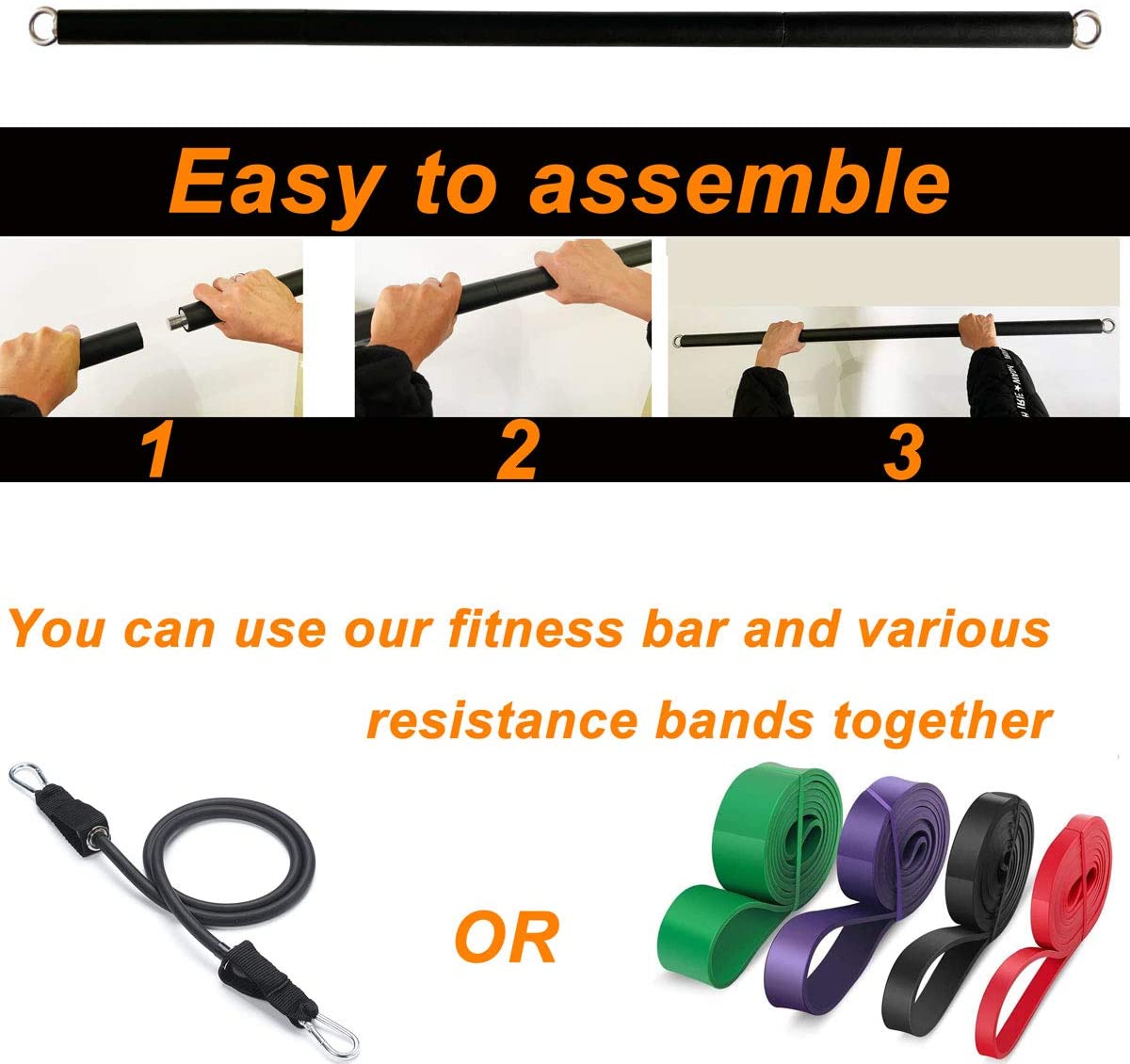 Banda elástica de resistencia  - Home Gym Equipment Set reseña y precio