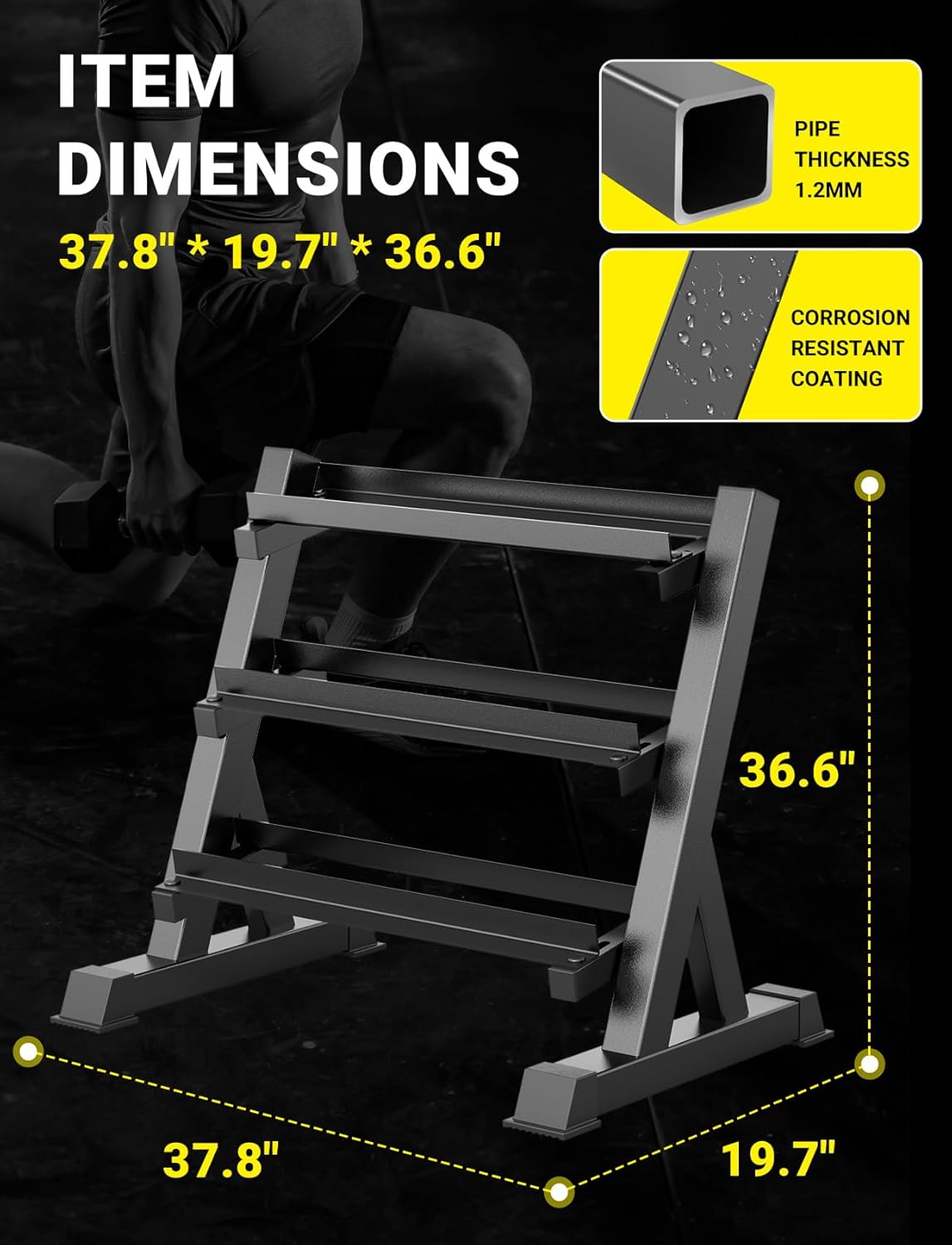 Soporte para Mancuernas para G - Home Gym Rack reseña y precio
